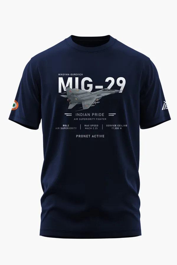 MIG-29_ELITE_COTTON_T-SHIRT_-_Blue,_XXL