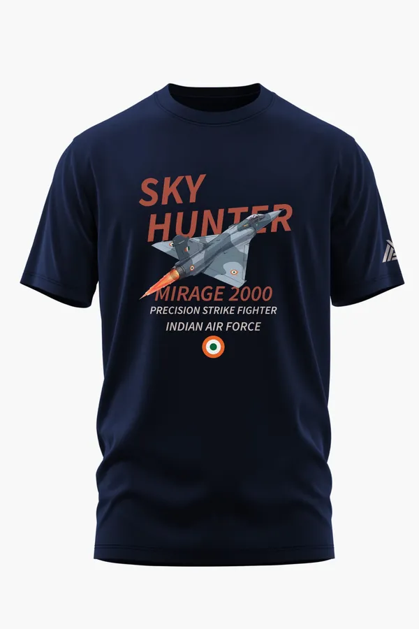 MIRAGE_2000_STRIKE_COTTON_T-SHIRT_-_Blue,_XXL
