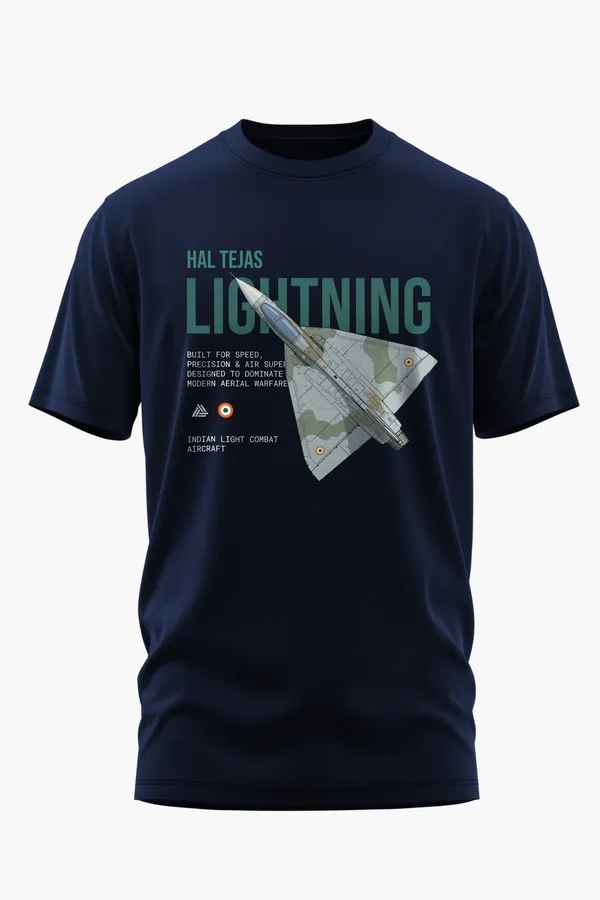 HAL_TEJAS_LIGHTNING_COTTON_T-SHIRT_-_Blue,_XXL