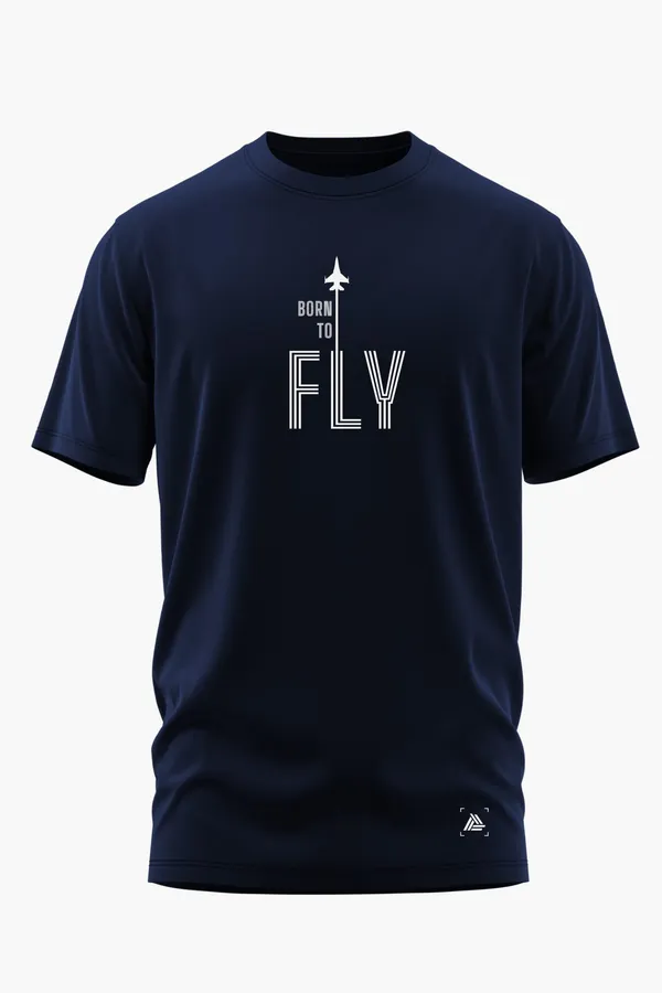 BORN_TO_FLY_COTTON_T-SHIRT_-_Blue,_XXL