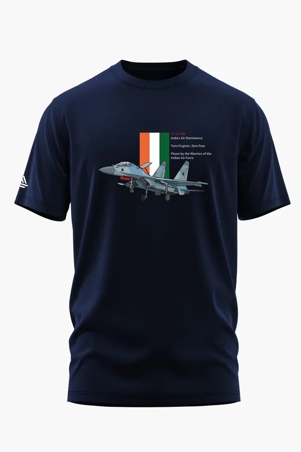 SUKHOI_ZERO_FEAR_COTTON_T-SHIRT_-_Blue,_XXL