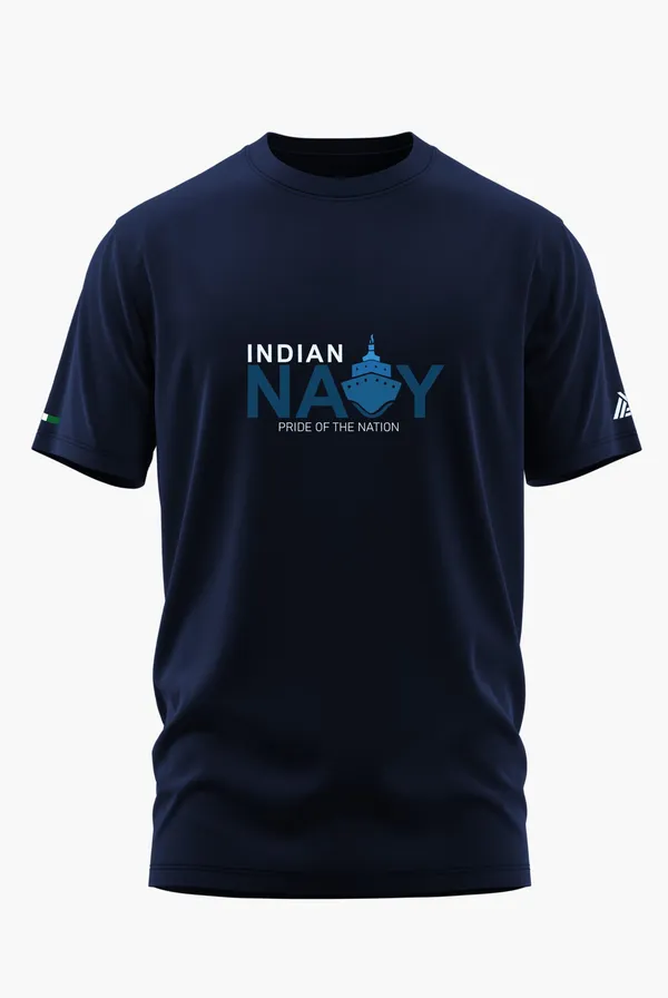 NAVAL_HONOUR_COTTON_T-SHIRT_-_Blue,_XL