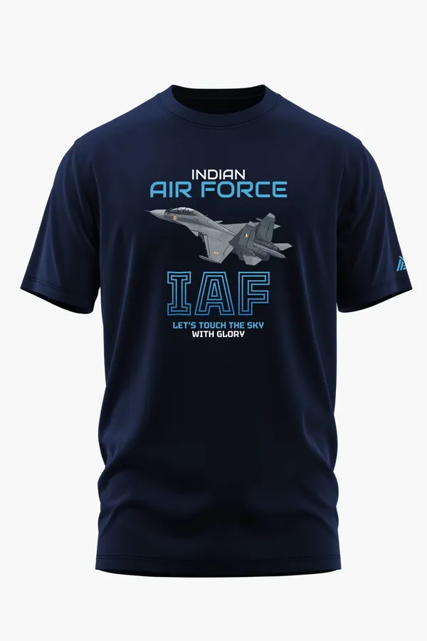 IAF_GLORY_COTTON_T-SHIRT_-_Blue,_XXL