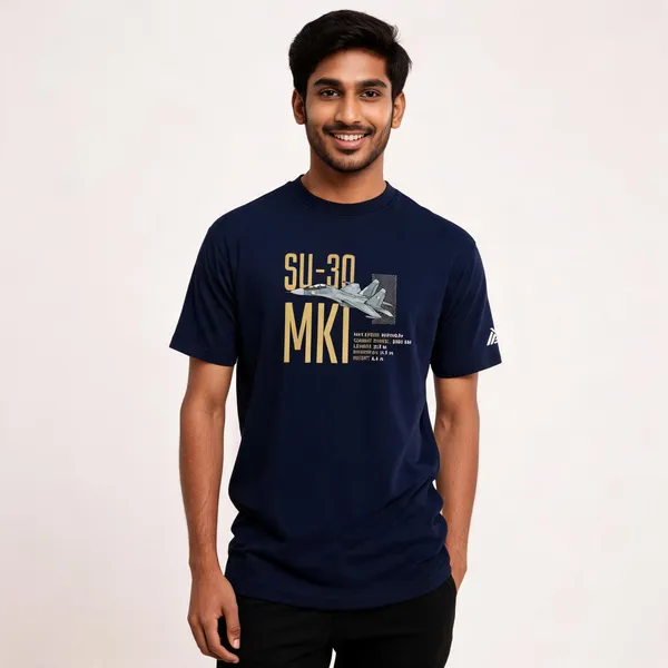 Blue_Cotton-Lycra_Regular_Fit_T-Shirt_For_Men