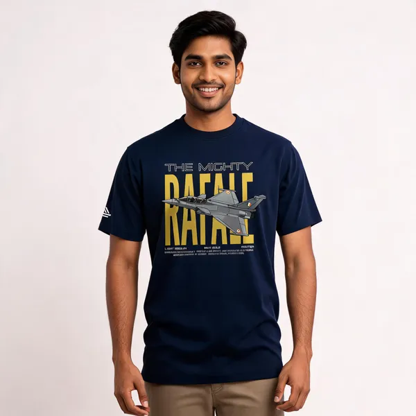 Blue_Cotton-Lycra_Regular_Fit_Rafale_Graphic_T-Shirt_For_Men
