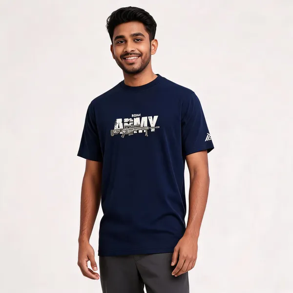 Blue_Cotton_Blend_Regular_Fit_Graphic_T-Shirt_For_Men