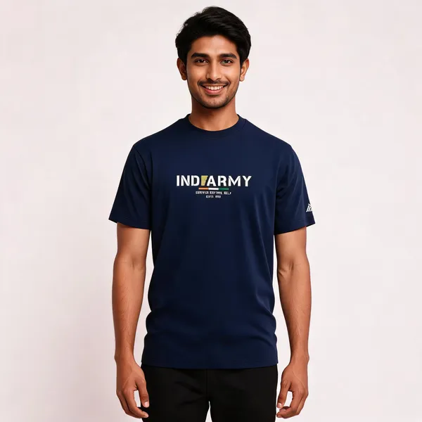 Blue_Cotton_Blend_Regular_Fit_Indian_Army_Estd_1895_T-Shirt_For_Men