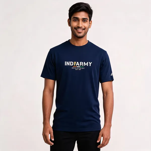 Blue_Cotton_Blend_Regular_Fit_Indian_Army_Estd_1895_T-Shirt_For_Men