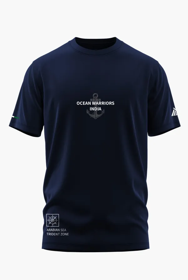 OCEAN_WARRIORS_OF_INDIA_COTTON_T-SHIRT_-_Blue,_XL