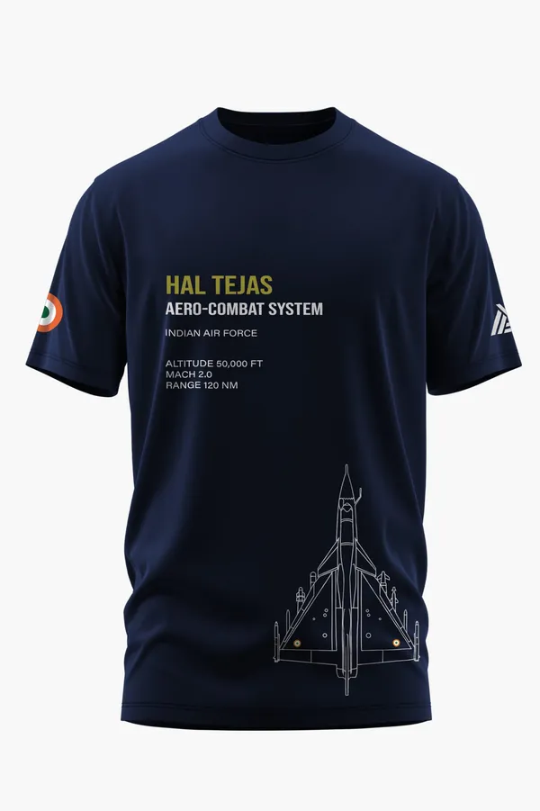 TEJAS_AERO_COMBAT_SYSTEM_COTTON_T-SHIRT_-_Blue,_XL