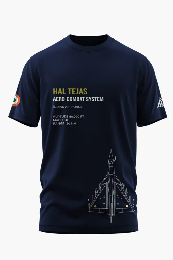 TEJAS_AERO_COMBAT_SYSTEM_COTTON_T-SHIRT_-_Blue,_XL