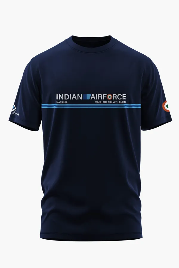 INDIAN_AIRFORCE_ORIGINALS_COTTON_T-SHIRT_-_Blue,_XL