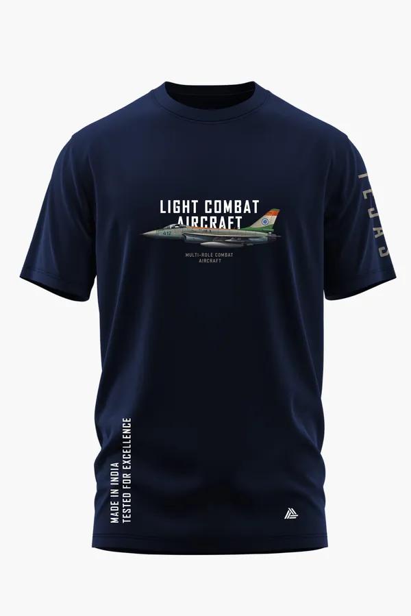 LCA_TEJAS_STRIKE_COTTON_T-SHIRT_-_Blue,_XL