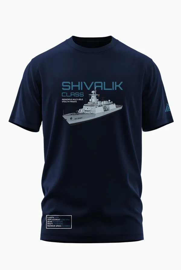 SHIVALIK_CLASS_COTTON_T-SHIRT_-_Blue,_XXL