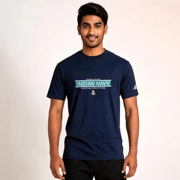 Blue_Cotton_Blend_Regular_Fit_Indian_Navy_Honour_Round_Neck_T-Shirt_For_Men