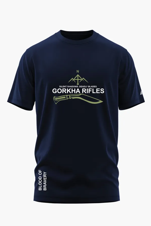 GORKHA_SILENT_SHADOWS_COTTON_T-SHIRT_-_Blue,_XL