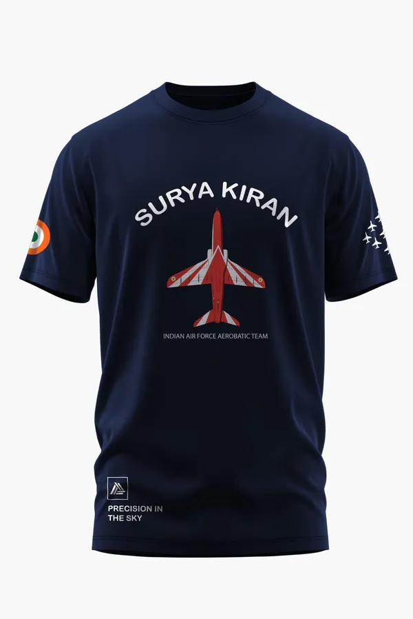 SURYA_KIRAN_AEROBATIC_TEAM_COTTON_T-SHIRT_-_Blue,_XL