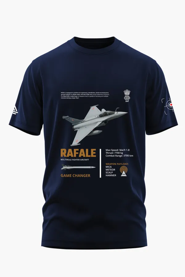 RAFALE_AIR_SUPREMACY_COTTON_T-SHIRT_-_Blue,_XL