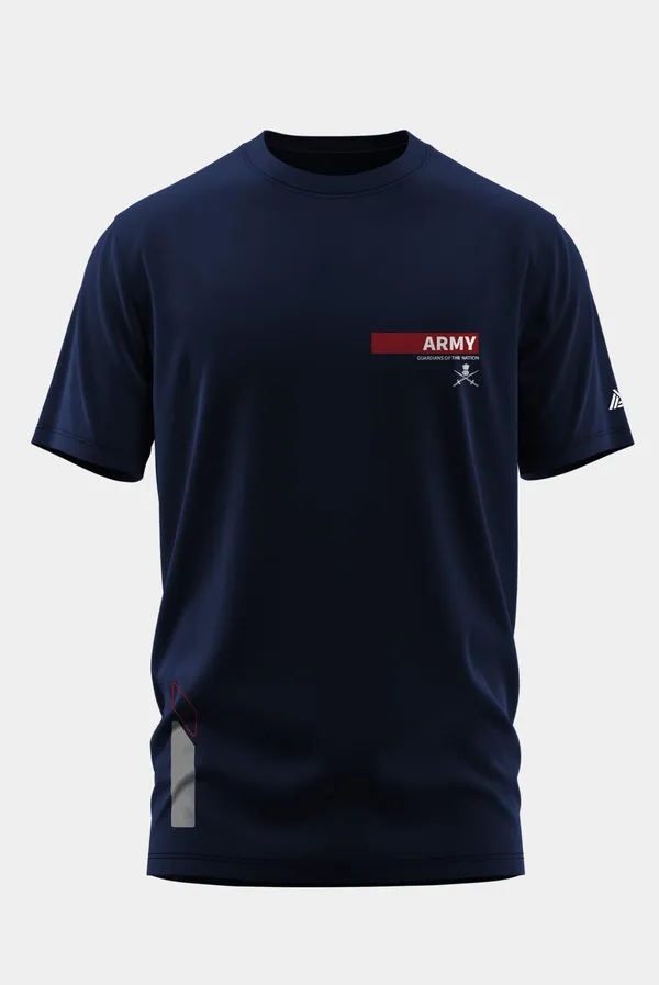 INDIAN_ARMY_THE_GUARDIAN_COTTON_T-SHIRT_-_Blue,_XL