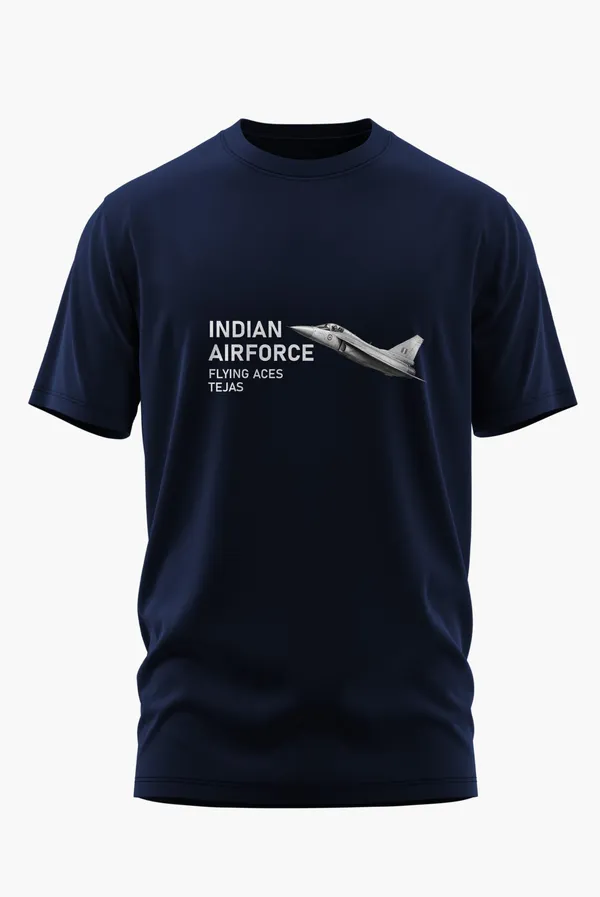 FLYING_ACES_TEJAS_COTTON_T-SHIRT_-_Blue,_XL