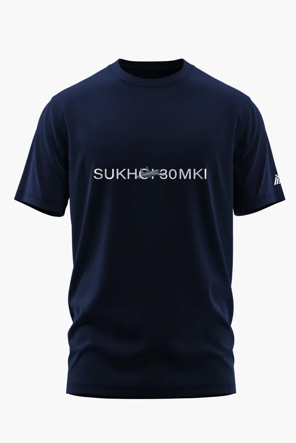 SU-30_MKI_IAF_STRIKE_COTTON_T-SHIRT_-_Blue,_XL