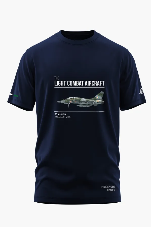 TEJAS_MK1A_COTTON_T-SHIRT_-_Blue,_XL