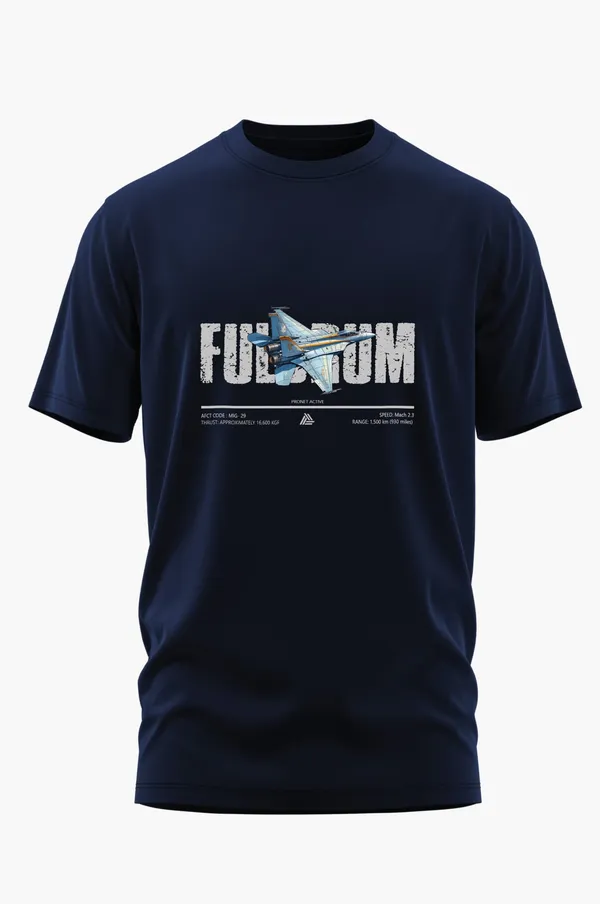 MIG-29_FULCRUM_FIGHTER_JET_COTTON_T-SHIRT_-_Blue,_XL