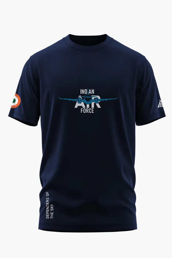 IAF_WINGS_OF_VALOR_COTTON_T-SHIRT_-_Blue,_XL