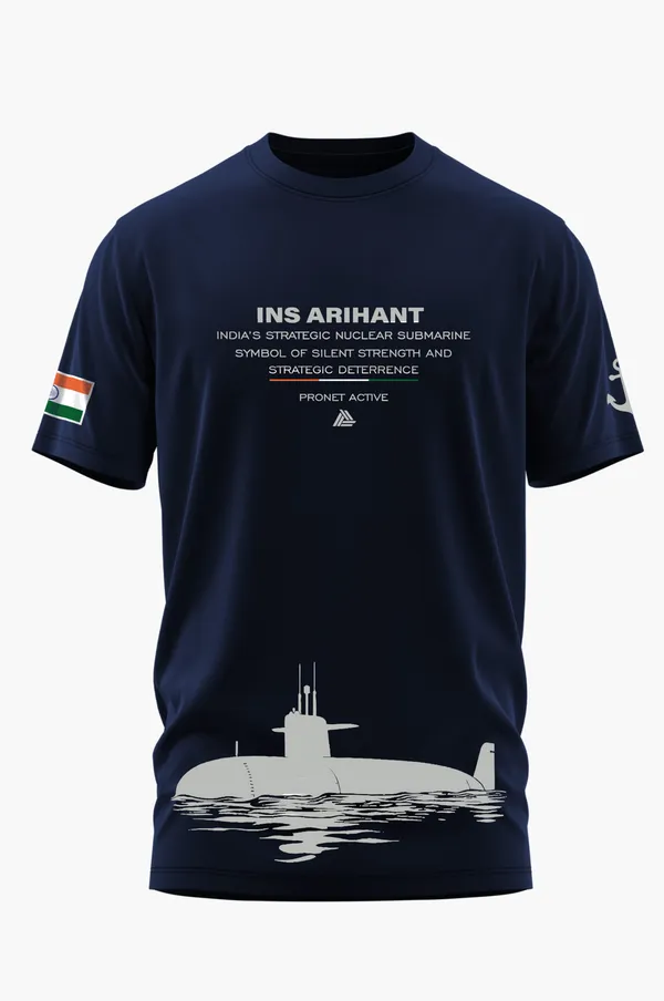 ARIHANT_SILENT_FORCE_COTTON_T-SHIRT_-_Blue,_XL