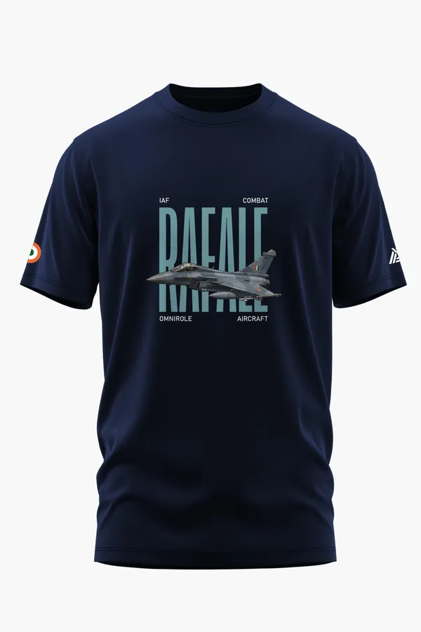 RAFALE_COMBAT_AIRCRAFT_COTTON_T-SHIRT_-_Blue,_XL