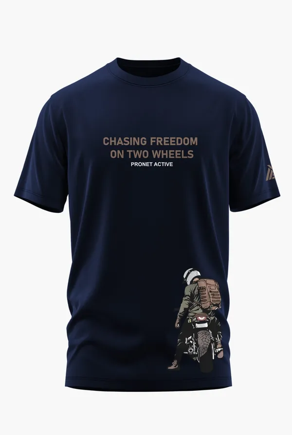 CHASING_FREEDOM_COTTON_T-SHIRT_-_Blue,_XL