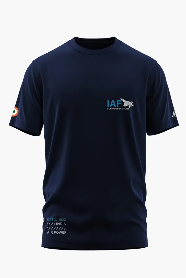 IAF_FLYING_OPERATIONS_COTTON_T-SHIRT_-_Blue,_XL