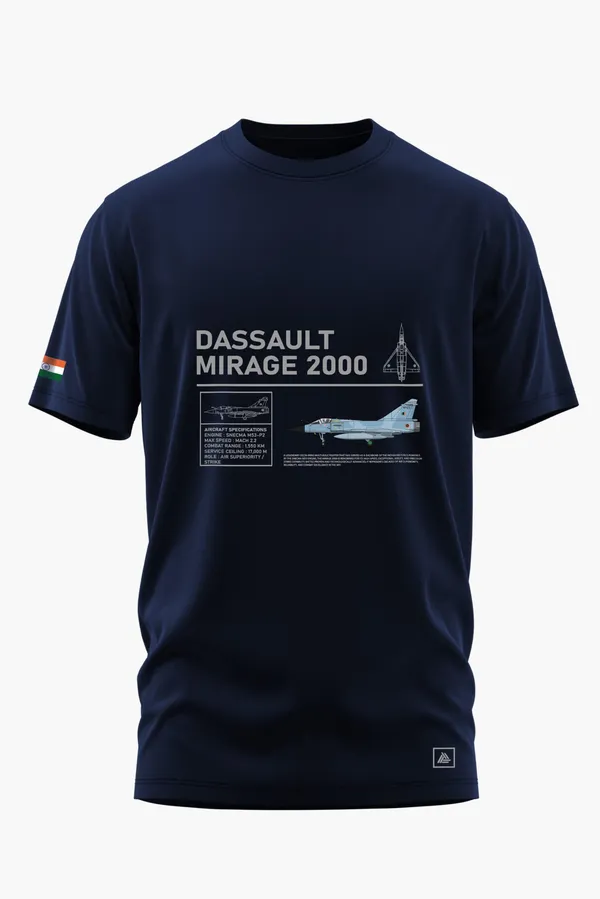 MIRAGE_2000_DEEP_STRIKE_COTTON_T-SHIRT_-_Blue,_XL