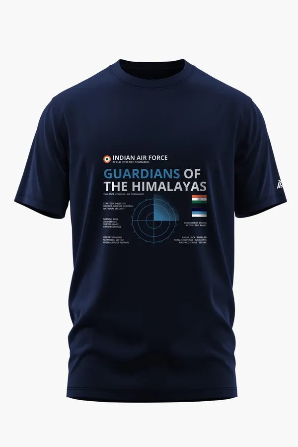 IAF_HIMALAYAN_SHIELD_COTTON_T-SHIRT_-_Blue,_XL