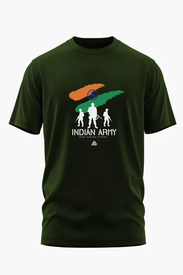 ARMY_HONOUR_COTTON_T-SHIRT_-_Olive,_XL