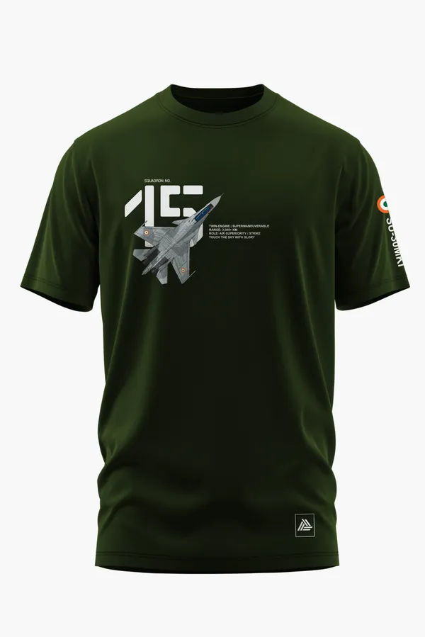 SQUADRON_15_COTTON_T-SHIRT_-_Olive,_XXL