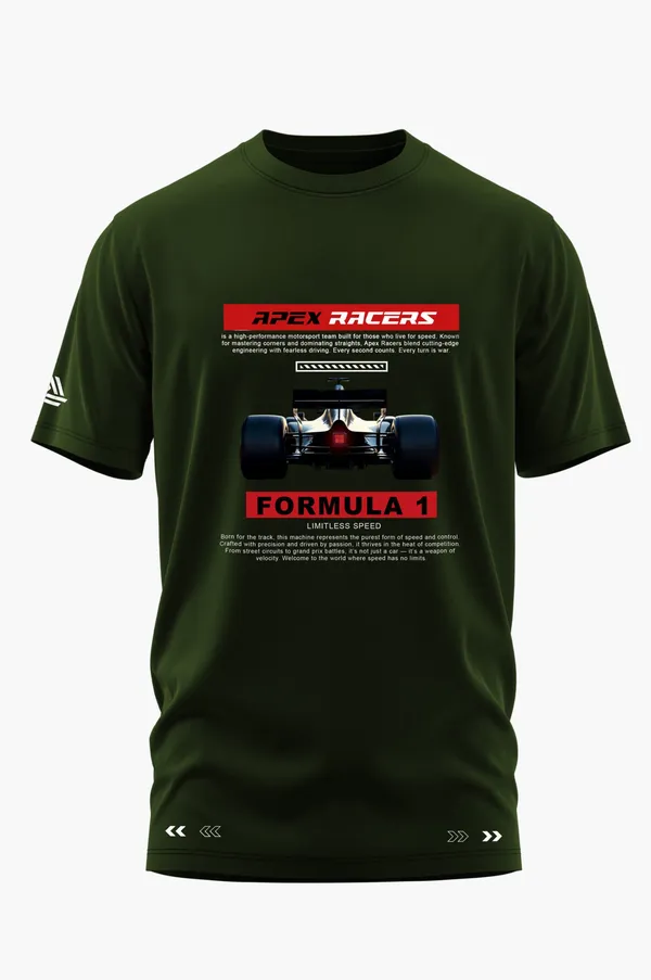 FORMULA_1_VELOCITY_COTTON_T-SHIRT_-_Olive,_XXL