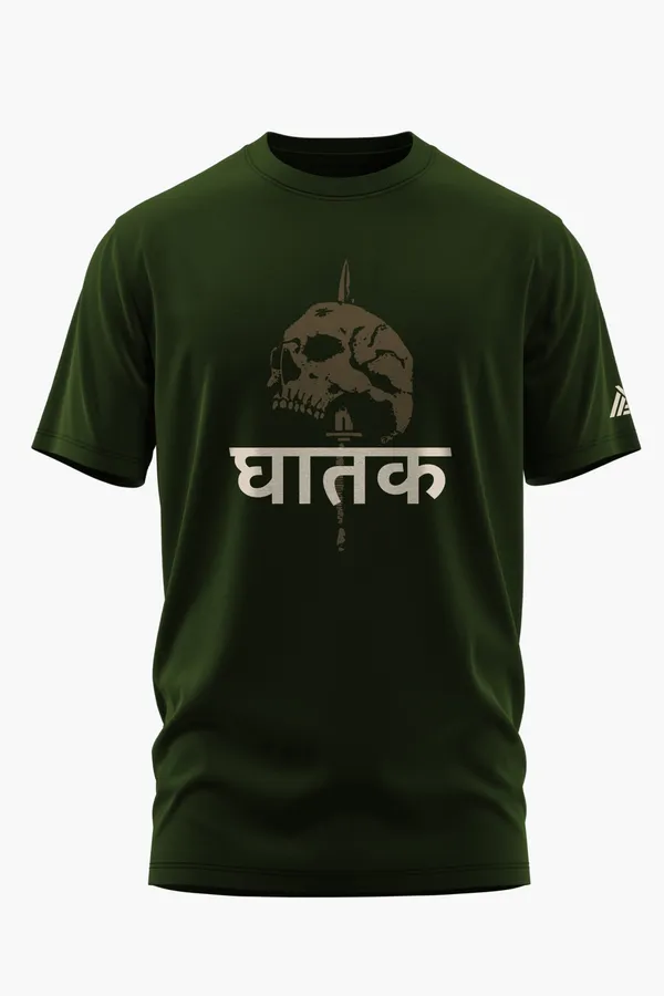 GHATAK_COMMANDO_COTTON_T-SHIRT_-_Olive,_XXL