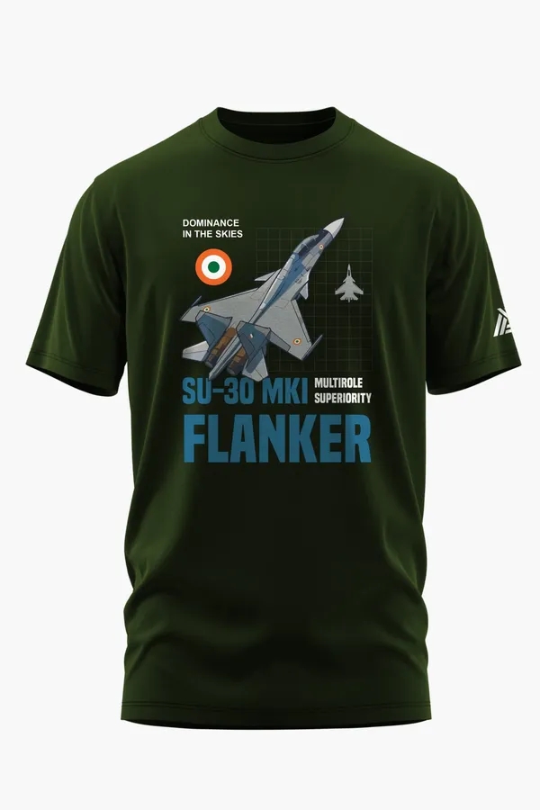 SUKHOI_SUPERIOR_COTTON_T-SHIRT_-_Olive,_XXL