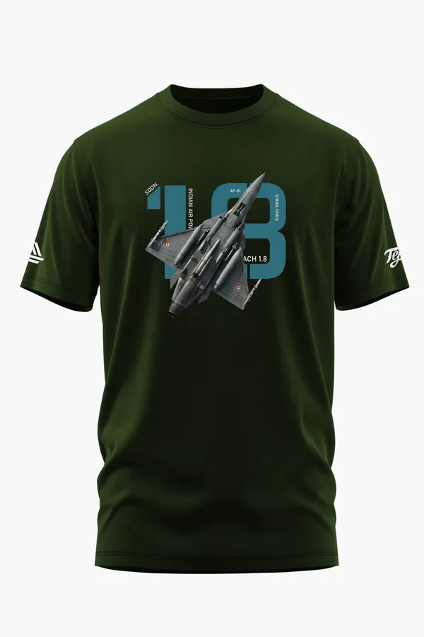 TEJAS_MACH_1.8_COTTON_T-SHIRT_-_Olive,_XXL