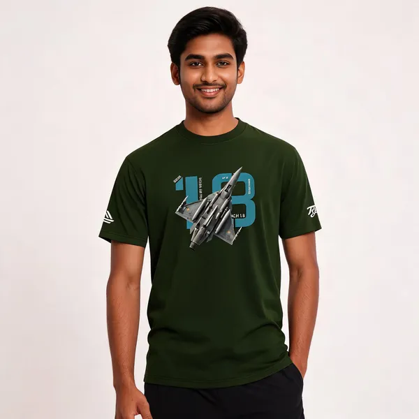 Olive_Cotton_Lycra_Regular_Fit_Round_Neck_T-Shirt_For_Men