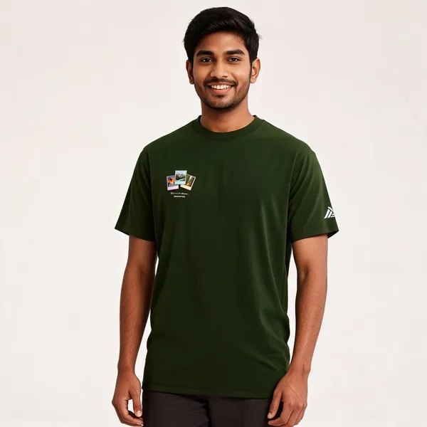 Olive_Cotton_Blend_Regular_Fit_The_Memories_T-Shirt_For_Men