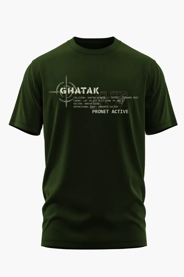 GHATAK_RECON_COTTON_T-SHIRT_-_Olive,_XXL