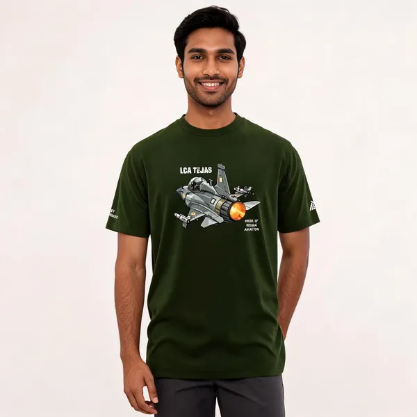 Olive_Cotton-Lycra_Regular_Fit_Lca_Tejas_Tactical_Round_Neck_T-Shirt_For_Men