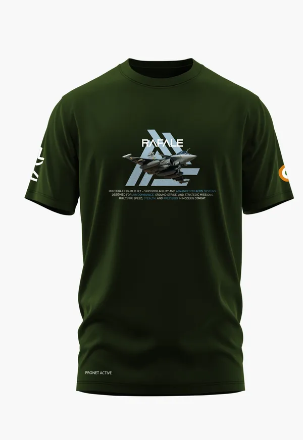 RAFALE_AIR_SUPERIORITY_COTTON_T-SHIRT_-_Olive,_XL