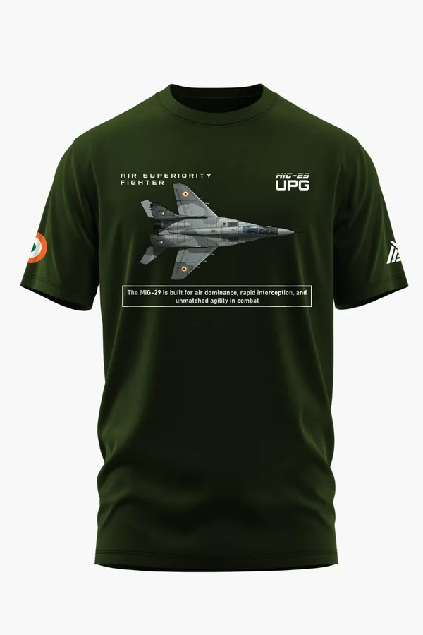 MIG-29_UPG_AIR_SUPERIORITY_COTTON_T-SHIRT_-_Olive,_XXL