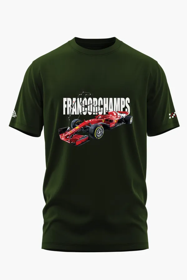FRANCOCHAMPS_COTTON_T-SHIRT_-_Olive,_XXL