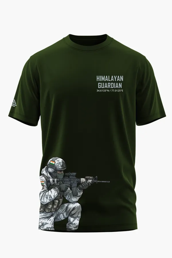 HIMALAYAN_GUARDIAN_COTTON_T-SHIRT_-_Olive,_XXL