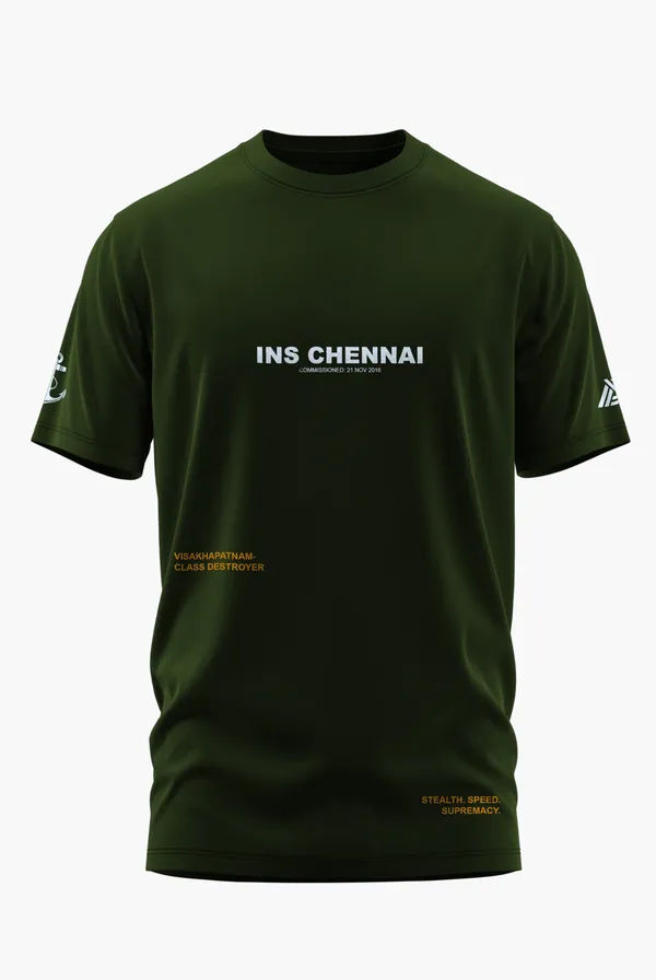 WARSHIP_INS_CHENNAI_COTTON_T-SHIRT_-_Olive,_XL