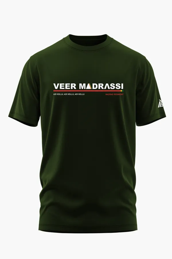 VEER_MADRASSI_COTTON_T-SHIRT_-_Olive,_XXL